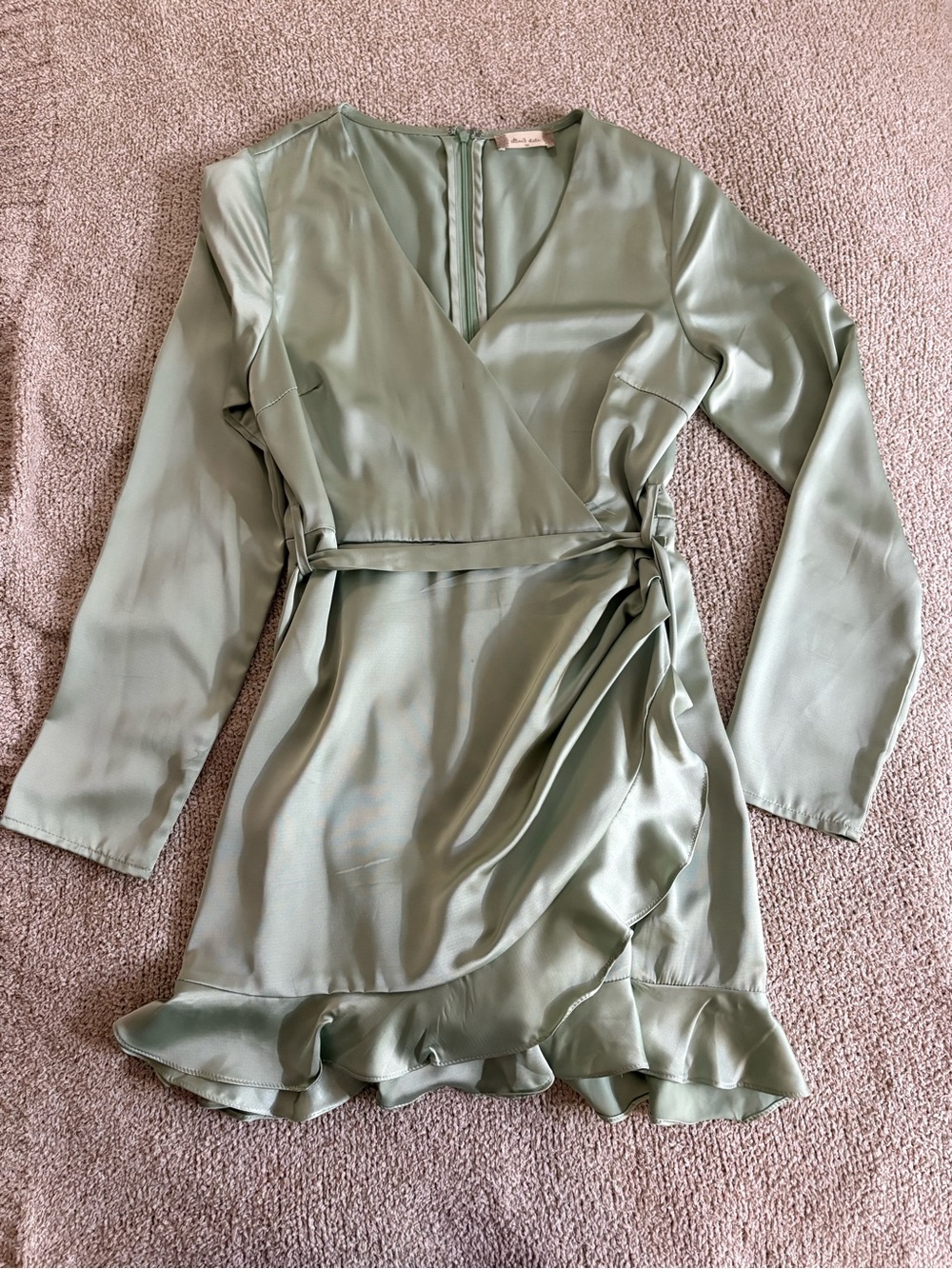 Altar'd State Light Sage Green Dress